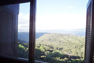 Vista do Dormitório Apartamento com vista em Gramado