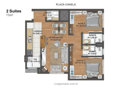 Plaza Canela - Planta Apartamentos
